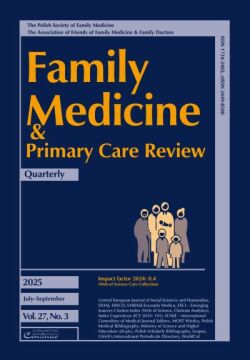 Zeszyt 3/25 Family Medicine & Primary Care Review