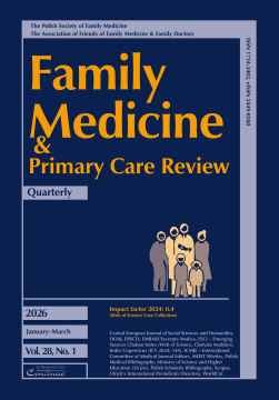 Prenumerata 2026 Family Medicine & Primary Care Review