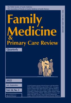 Zeszyt 3/22 Family Medicine & Primary Care Review